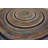Geometric Antique American Braided Round Shape Area Rug