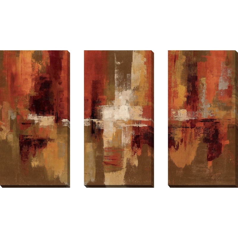 "Castagnettes", ensemble de 3 impressions sur toile