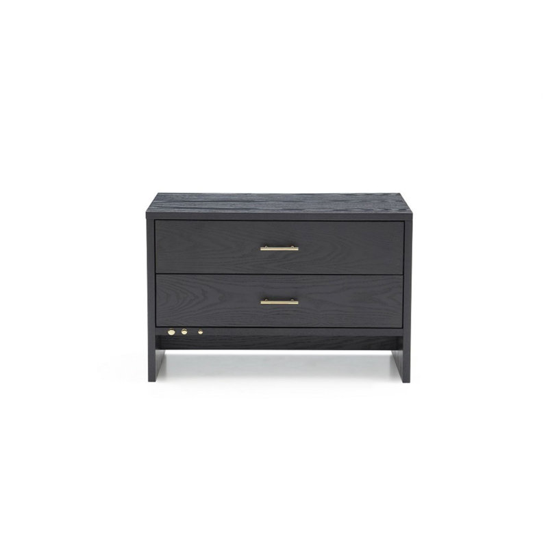 Table de chevet 2 tiroirs Sille