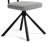 Modern Fabric Upholstered Solid Metal Dining Chairs-1580492446