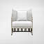 Ensemble de sièges Chaffins, blanc, 4 pièces