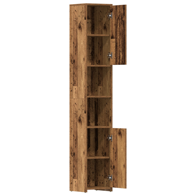 Amissa Bathroom Cabinet, Wood