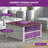 Square Storage Coffee Table With 4 Drawers-1567067148