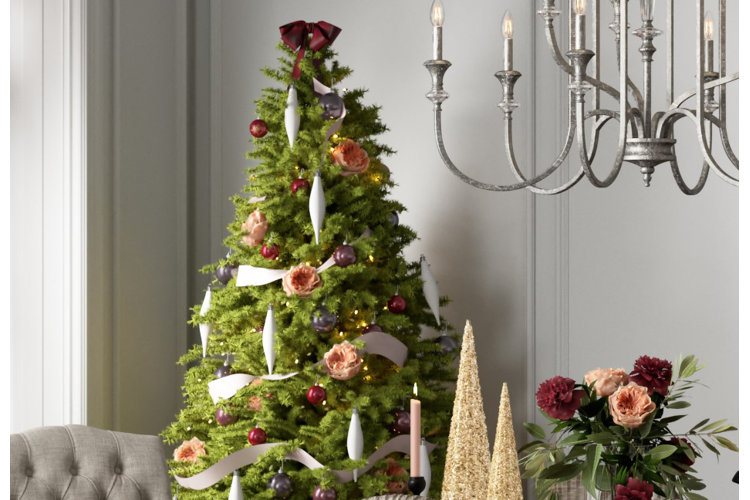 Whimsical Precious Metals Christmas Tree
