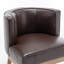 Fauteuil demi-tonneau rembourré Ezra-786368251