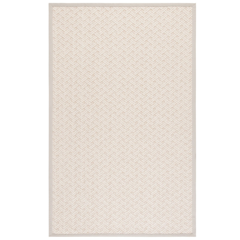 Woodrow Natural Fiber Flat Weave Wool & Jute Geometric Rug, Rectangle 8' x 10'