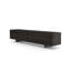 Fletcher Media Cabinet in Smoked Oak and Black Marble Ceramic