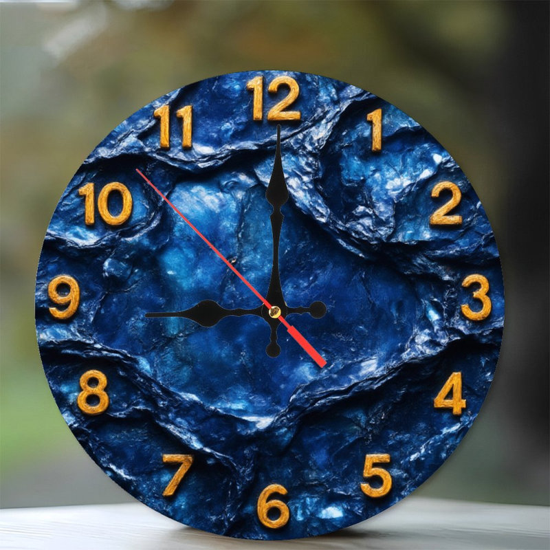 Horloge texturée