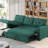 Convertible Upholstered Sectional Sofa with Pull-out Chaise-102484763-102484766
