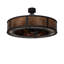 Ventilateur de plafond 30 po avec ensemble d'éclairage Corkran
