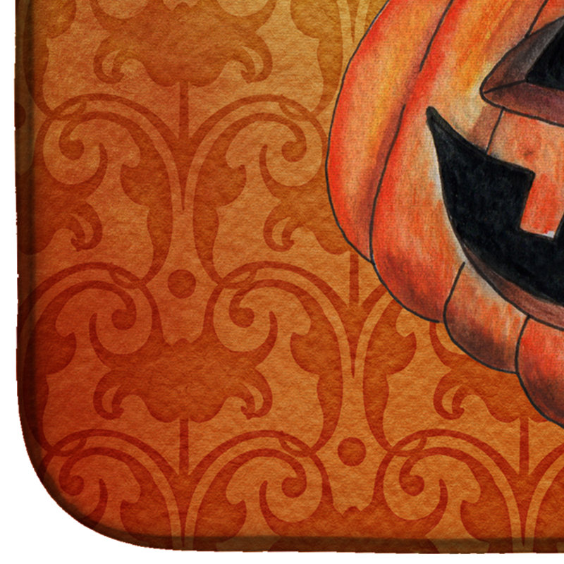 Tapis de séchage d’halloween citrouille