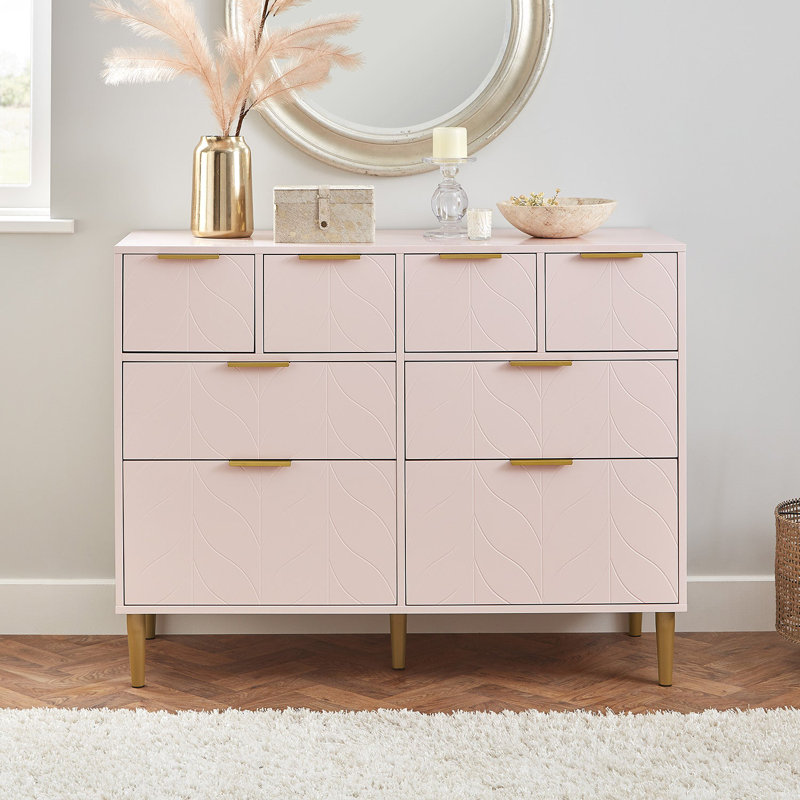Adams Piece Bedroom Set, Pink