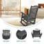 Chaise Adirondack berçante en plastique Anick-1357277757