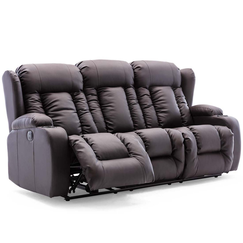 Electric Reclining Living Room Sets, Brown