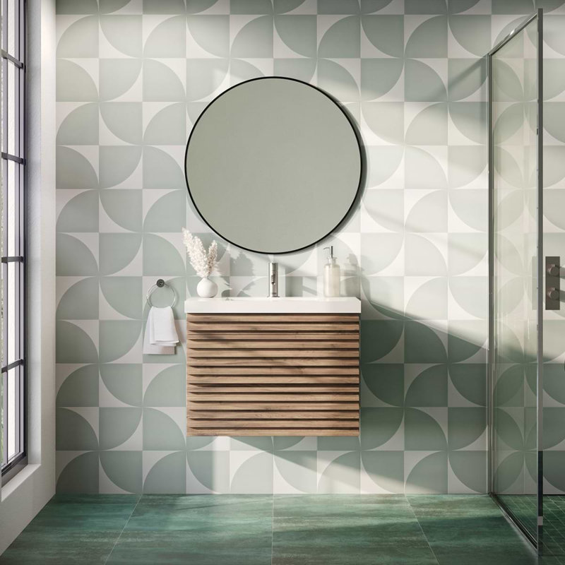 Bond 12x24 Matte Porcelain Tile, Viridum Green