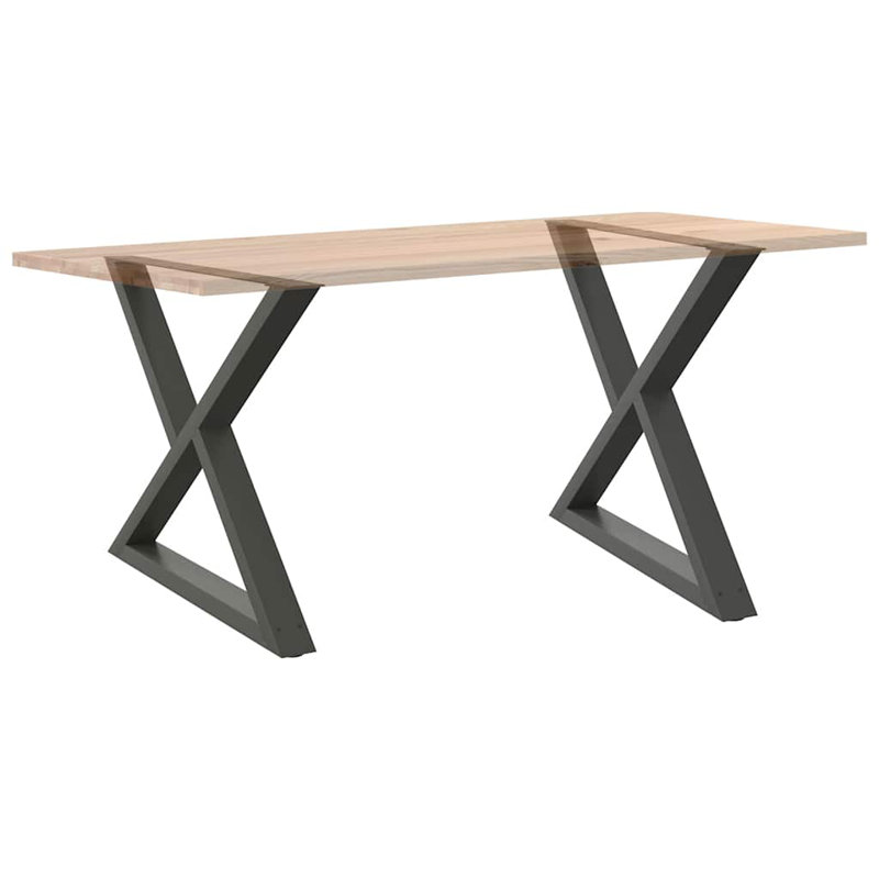 Table Leg, Anthracite, 73.3cm H x 90cm W