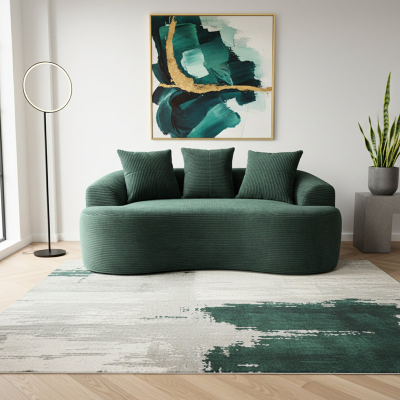 65.81 " Corduroy Loveseat