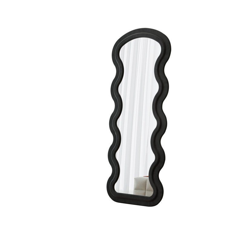 Exquisite Full-Length Artistic Mirror For Home Decoration, Black