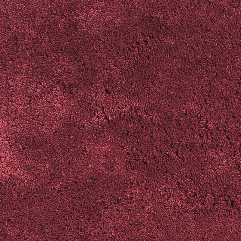 Tapis rond 8 po en polyester rouge, Rectangle de 7 pi x 9 pi