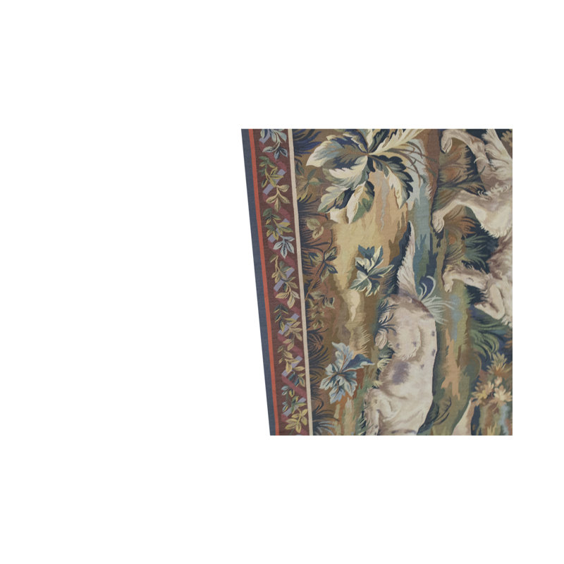 Hand-Knotted High-Quality Green Area Rug