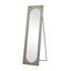 Wood Room Floor Mirror with Stand