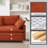 Chenille Modular L-Shaped Sectional Sofa - 3-Seater Comfy Cloud Couch Set with Movable Ottoman, DIY Combination for Living Room-1553250544-1559753775