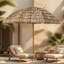 Parasol de plage Tiki Thatch