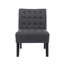 Chaise d'appoint rembourrée moderne en tissu pour salon / chambre à coucher / salle à manger, ensemble de 2