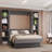 91-in Tall Wooden Bookcase Shelf-1584750713-1584750690