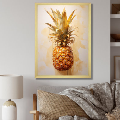 Pinapple Golden Grove I sur toile