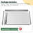 59/60＂W X 36＂D SMC Solid Surface Shower Pan Base With Drain Cover, Non-Slip, Low-Profile, Curbless, Wheelchair Accessible-114357224