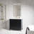 Marlesa 36 " W Freestanding Standard Free Standing Single Double Single Vanity Bathroom Vanity With Carrara Marble Top-1350138318