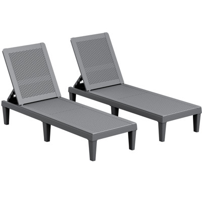 Chaise longue d'extérieur Tellie