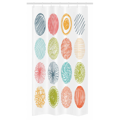 Shower Curtain with Hooks Included