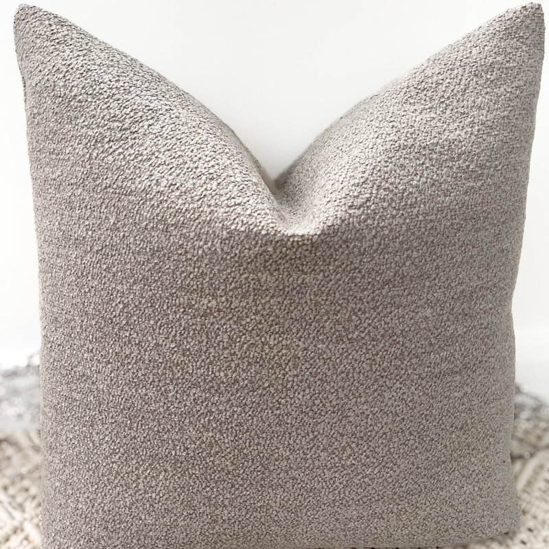 Abstract Square Cushion Cover, Grey 