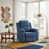 Blue Microfiber/Microsuede