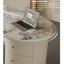 Table de bureau de luxe en pierre frittée de style minimaliste-110845143