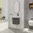 Jefferson 18" Floating Wall-Mounted Bathroom Vanity-168550333