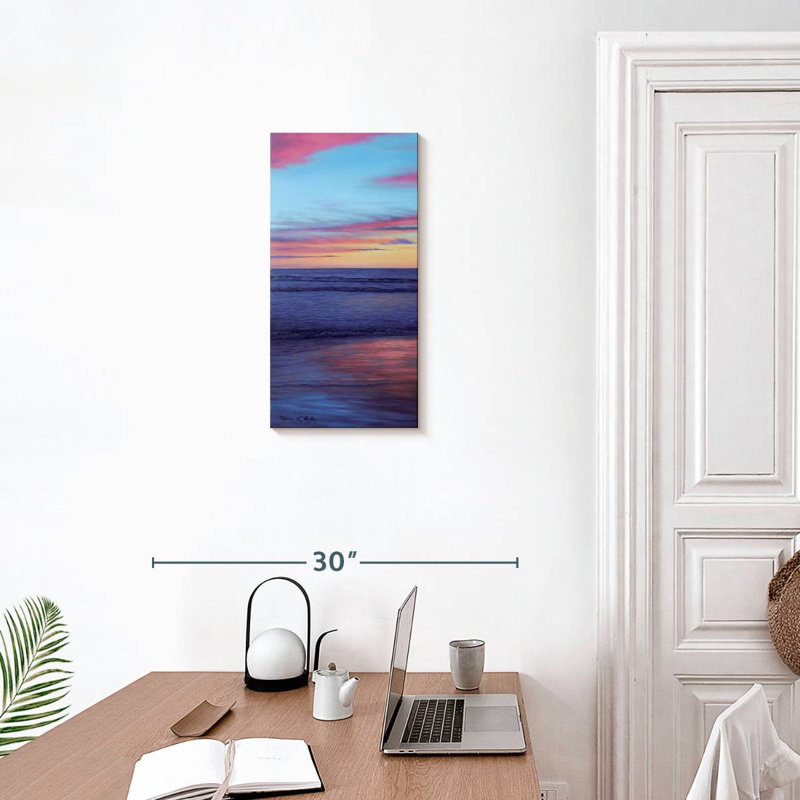 Seascapes California Sunset, 24" H x 12" W