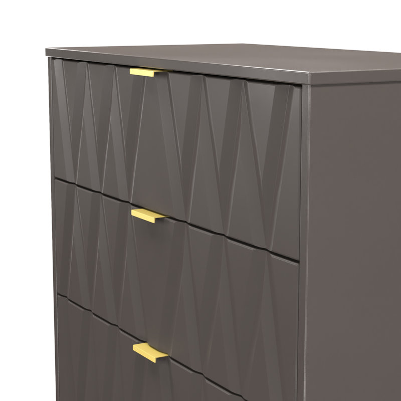77cm W 4 - Drawer Chest of Drawers, Grey