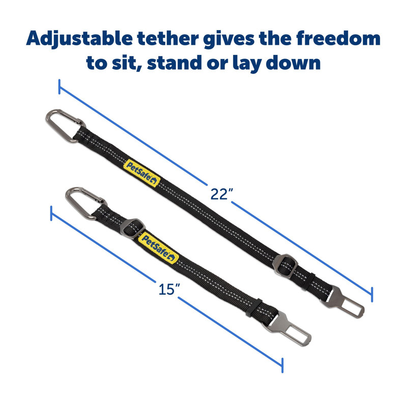 Petsafe Safety Seatbelt Tether, Black