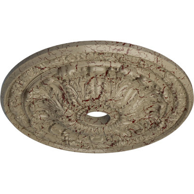30 po x 3 7/8 po x 3 1/4 po P médaillon de plafond (convient aux auvents jusqu'à 3 7/8 po)
