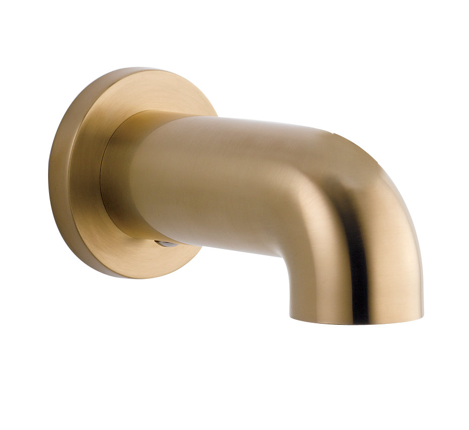 Trinsic Wall Mounted Tub Spout Trim, Champagne Bronze