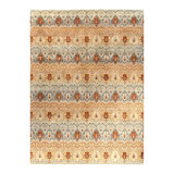 Overdyed One-of-a-Kind 9' 3" X 12' 3" Hand Knotted Area Rug