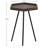 Berber Solid Wood Tray Top End Table