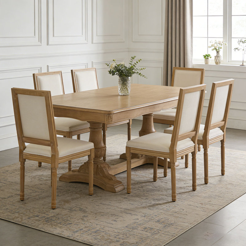 Ensemble de chaises de salle à manger, Beige