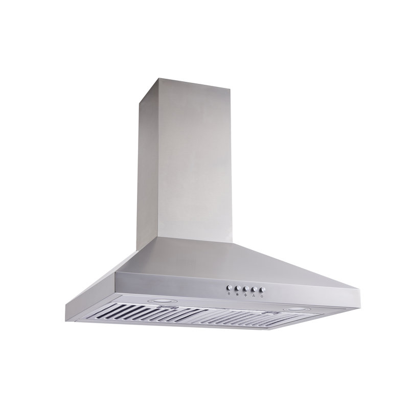 W103C Series 30" 400 CFM Convertible Wall Mount Range Hood in Stainless Steel With Filter Included