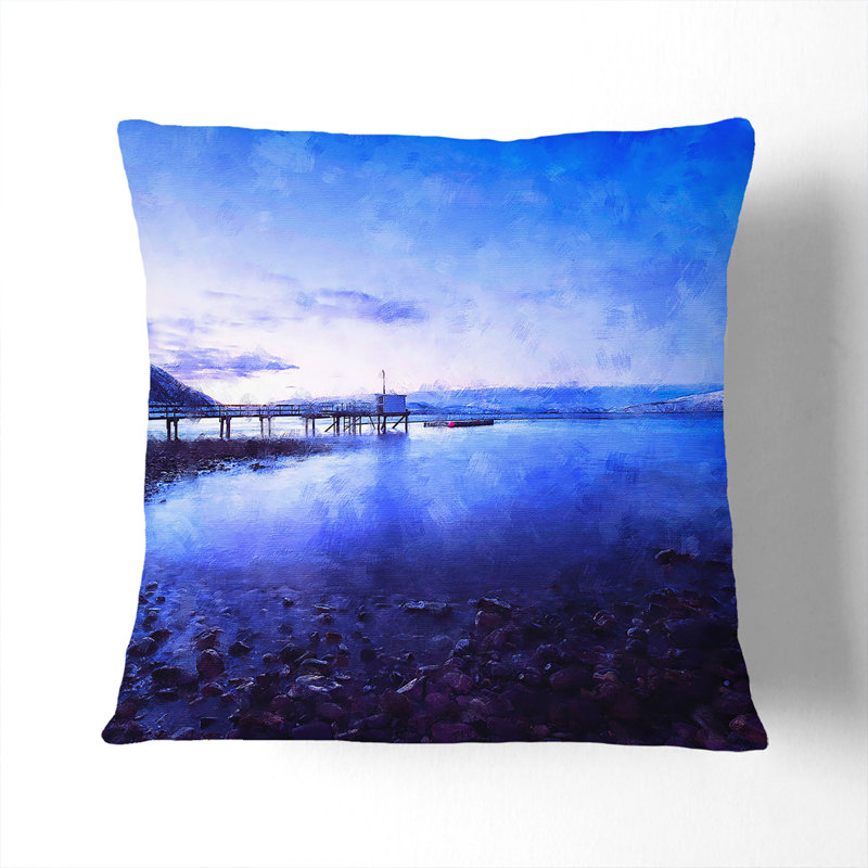 Square Cushion, 40cm H x 40cm W x 15cm D, White