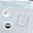 72'' W x 36'' D Alcove Acrylic Shower Base White Single Threshold Rectangular Shower Tray with Drain Cover-104430626