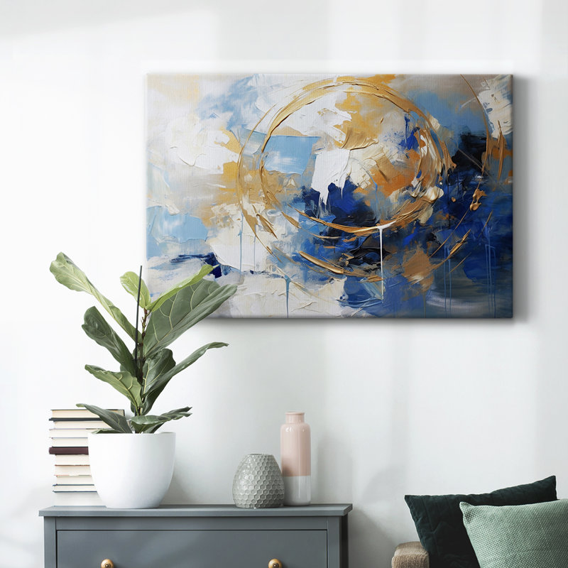 Série de paysages abstraits Cxxxl, H 18 po x l 27 po